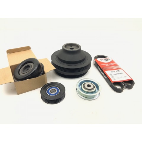 V6 Harmonic Balancer Series 2 and 3 engine pulleys