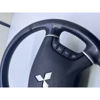Delica D5 steering wheel with SRS air bag horn pad