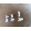 Rear door lock rod clips