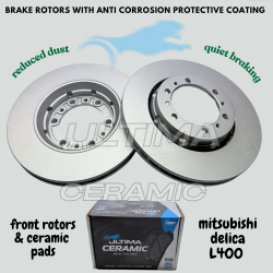 Delica L400 Front brake rotor