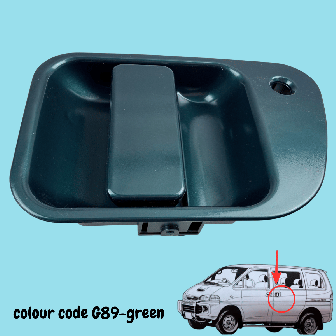 Sliding Door handle new Green G89