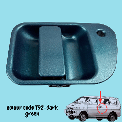 Sliding door handle new Green T92