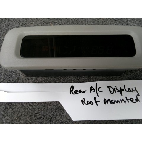 Rear Digital AC Display Unit Roof Mounted