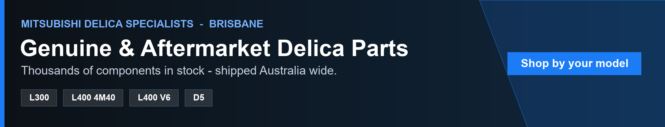 Genuine and aftermarket Delica parts - shipped Australia wide